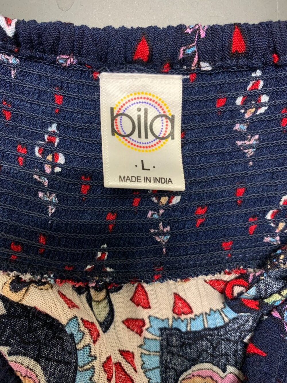 Bila Brand Women's Multi-Color Handkerchief Skirt, Size Large - Picture 4 of 4